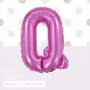 Balão de alumínio fino de 16 polegadas com letras e números, decoração para cena de festa de aniversário infantil, balão decorativo, atacado de fábrica