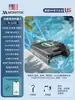 Robô Aspirador de Piscina, Máquina de Limpeza de Fundo de Piscina Subaquática, Aspirador Totalmente Automático