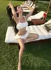 Nuevo y Popular Traje de Baño Europeo y Americano, Bikini Sexy de Dos Piezas para Mujer, Hermoso Encaje, Estilo Pura Pasión, Vacaciones en Aguas Termales