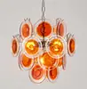 Lustre de Vidro Murano Transfronteiriço Francês Retrô de Alto Padrão para Sala de Jantar Luz de Luxo Leve Luminárias de Arte para Quarto