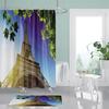 Novo Estilo Especial Original Série Torre Eiffel Moderna Simples Poliéster Impressão Impermeável à Prova de Mofo Cortina de Chuveiro YL1272