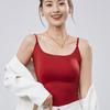 TikTok Explosivo 6631 Camisola de Mujer Verano Sin Marcas Una Pieza Copa Fija Adelgazante Todo Fila Ropa Exterior Base Espalda Bonita
