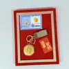 Oro Puro 999 Gama Alta Exquisito Regalo Día de San Valentín Chino 520 Paz y Alegría Princesa Por Favor Haz Galletas de la Fortuna para que Otros las Regalen Venta al por Mayor