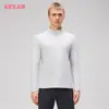 Ropa de Entrenamiento Half-Zip Americana para Hombre Primavera 2025 Protección Solar Fútbol Correr Fitness Camiseta Deportiva de Manga Larga Deportes