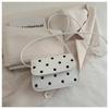 Bolso de Mano Retro de Lunares Bolso de Hombro de Moda Combinable para Mujer Primavera 2025 Nueva Llegada Bolso Cruzado Clásico de Color en Contraste
