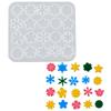 Molde de Silicona para Goteo de Gel de Cristal DIY Pendientes de Estrella Luna Copo de Nieve Flor Pequeña Gatito Delfín Colección de Pendientes