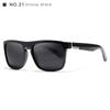 Kdeam Gafas de Sol Polarizadas Populares Europeas y Americanas Cuadradas Deportivas Casuales Unisex para Exteriores Kd156