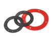 Gaxeta de PTFE para Carro Anel de Vedação de PTFE Gaxeta de PTFE Resistente a Alta Pressão Resistente à Corrosão Química Anel de Retenção Branco Laranja