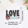 Patches de Tecido Bordados Coloridos Transfronteiriços com Slogans em Inglês para Bolsas e Roupas, Patches Decorativos Artesanais DIY