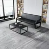 Juego de sofá y mesa de centro para apartamentos de alquiler, sillas de espera para recepción, sofá de tres plazas para recibir invitados, sofá de oficina sencillo