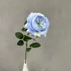 Flor artificial Austin individual estilo Ins, arreglo popular para escritorio, decoración suave de lujo ligero, flor artificial con sensación de alta gama para bodas