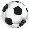 Paquete de Fiesta Temática de Fútbol Decoraciones de Fiesta de Cumpleaños de Fútbol Verde Suministros Vajilla Desechable Traje de Fútbol