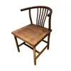 Mesa Antigua de Herradura de Olmo para Uso Doméstico, Mesa Cuadrada, Mesa de los Ocho Inmortales, Mesa de Centro de Madera Maciza Estilo Wabi-Sabi, Banco Largo Estilo Chino con Mesa de Herradura de Cinturón y Taburetes