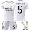 2425 Jersey del Real Madrid Local Infantil Adulto Uniforme de Fútbol Traje No.9 Mbappe Uniforme de Fútbol Jersey Transfronterizo