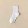 Calcetines para Hombre Resistentes al Olor Absorbentes del Sudor Hilo de Algodón Puro Calcetas de Media Caña para Hombre Otoño Calcetines Largos para Hombre 10A Antibacterianos Previenen el Pie de Atleta
