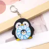 Llavero Acrílico Giratorio Lindo Colgante de Dibujos Animados Serie de Animales Colgante para Mochila Decoración de Llavero Pequeño Regalo