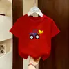 Camisetas de Moda de Algodón 100% Puro de Manga Corta para Niñas, Ropa Nueva de Verano para Niños Mayores, Ropa Elegante para Bebés Niñas