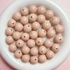 Cuentas redondas acrílicas de 16 mm para otoño e invierno, cuentas sueltas, material para hacer cadenas para teléfono móvil, pulseras, collares, material para abalorios, accesorios de joyería