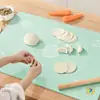 Tapete de Silicona para Amasar, Grado Alimenticio, Antideslizante, Tamaño Grande, para Uso Doméstico, Adecuado para Estirar Masa y Amasar Masa, Ideal para Tareas de Cocina como Hacer Empanadas
