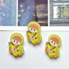 Broche de astronauta de dibujos animados para niño pequeño, parche acrílico, accesorios para el cabello, taza de agua, accesorios de joyería