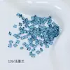 Strass Quadrado Transparente Dongzhou 3mm, Strass de Cristal Artificial Brilhante com Base Pontiaguda Mini para Decorações Artesanais de Unhas