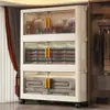 No requiere instalación; gabinete de almacenamiento plegable para uso doméstico, adecuado para salas de estar, dormitorios y cocinas; Armario de almacenamiento de gran capacidad para organizar varios artículos