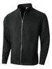 Tamanho Europeu Outono e Inverno Novo Exportação Slim Gola Redonda Manga Longa Gola Alta Cardigan Personalizado Estilo Europeu e Americano Jaqueta Casual Jaqueta para Homens