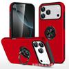 Funda para iPhone 18 Pro Max con Anillo Oculto, Cubierta Protectora Anticaídas Magnética para Coche Apple 17E/16
