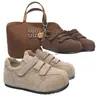 Venta Caliente Otoño Retro Velcro Birkenstock Zapatos Mujer 2026 Nuevo Estilo Dedo Gordo Suela Suave Deporte Casual Zapatos de Pan