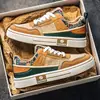 Zapatillas Deportivas Casuales Transfronterizas D722 para Hombre, Punta de Huevo, Zapatos Deportivos Casuales, Versátiles de Suela Gruesa para Viajar, Zapatos Derby Estudiantiles de Moda