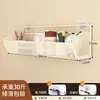 Estante de almacenamiento de pared para dormitorio, cesta colgante sin taladro para mesita de noche o encima de la cama, herramienta esencial para la litera superior