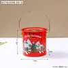 Cubo de mano de caramelo transfronterizo Regalo de Navidad snack de galleta juguete almacenamiento cubo de hierro Regalo de Navidad para niños embalaje