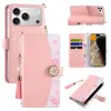 Adecuado para Fundas de Cuero para Teléfono Móvil Serie Apple 17, Funda Multifuncional para Teléfono 17 Pro, Funda tipo Libro para Teléfono con 16 Ranuras para Tarjetas