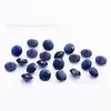 Venta al por mayor de fábrica Vidrio Redondo, Vidrio Azul/Vidrio de Jade Malayo, Vidrio con Cara de Anillo Pulida, Vidrio con Fondo Arenado, Piedras Sueltas de 2.5 Mm a 12 Mm