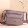 2026 Nueva Bolso Cruzado Multibolsillos para Mujer Ligero para Viajes Diarios Bolso Cuadrado Pequeño Bolso de Hombro de Nylon Bolso para Madres de Mediana Edad y Mayores
