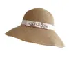 Sombrero de pescador de estilo francés de lujo ligero con adornos de diamantes para mujer, sombrero de paja de protección solar de verano, sombrero de cubo vintage de ala ancha, elegante sombrero de sol para vacaciones