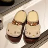 Sandalias de mujer tipo Birkenstock, sin cordones, de suela gruesa, estilo caricatura, lindas, versátiles y forradas de felpa, con tacón oculto, perfectas para usar al aire libre en la temporada otoño/invierno 2026
