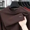Sudadera Nueva de Cuello Redondo para Hombre Otoño 2026, Camiseta Base Cálida de Manga Larga Casual a la Moda, Venta al por Mayor de Sudaderas para Hombre