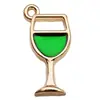 20 Tipos de Pingentes de Liga Verde com Gotejamento de Óleo, Brincos de Coração de Cacto, Pulseiras, Acessórios para Joias Artesanais DIY