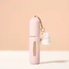 Botella de Perfume de Muñeca de Felpa de 5 ml de Gran Venta Llavero de Animal Suave Lindo de Dibujos Animados Colgante Portátil para Bolso Empaque de Viaje