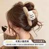 Pinza de Garra de Felpa Otoño e Invierno para Mujer Tacto de Alta Gama 2026 Nuevo Estilo para Cabello Grueso Parte Posterior de la Cabeza Pinza de Tiburón Pasador Accesorios para el Cabello