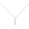 Pingente de prata de lei 925 com uma palavra moissanita diamante moissan 1 quilate corrente de suéter clavícula colar feminino fornecimento transfronteiriço