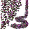 Flor Simulada Trepadeira de Rosas Arco de Casamento Trepadeira Enrolada Flor de Peônia Rattan Casa Tubo de Água de Ar Condicionado Rattan Decorativo