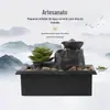 Clube casa restaurante mesa escritório interior desktop criativo pequena fonte água corrente decoração fortuna feng shui paisagem decoração