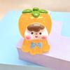 Muñeca de fruta tridimensional luminosa 4ª generación luminosa diy accesorios de resina adorable grano par de adornos de bolsa ciega al por mayor