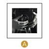 Fotografia em preto e branco moderna personalizada simples pintura decorativa sala de estar pintura de parede quarto cabeceira mural sala de jantar Mural quadrado