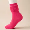 En stock Calcetines Amazon para Mujer de Caña Larga Otoño e Invierno Espesados de Felpa Stouch Calcetines de Burbujas Acolchados para Pantorrilla