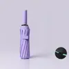 Sombrilla de sol totalmente automática, estilo business, de 10 varillas, con recubrimiento negro para protección solar, protección UV y doble propósito para días soleados y lluviosos; paraguas al por mayor