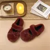 Zapatos de algodón 2026 otoño e invierno sin cordones para mujer con aumento interno de altura, zapatos casuales de invierno mullidos para mujer, tacón grueso cálido para exteriores