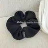 Scrunchie de Peluche Bordado de Corazón Agrietado Otoño e Invierno Alta Elasticidad Duradero Goma para el Cabello Cuerda Simple Versátil para el Cabello Flor para Cola de Caballo